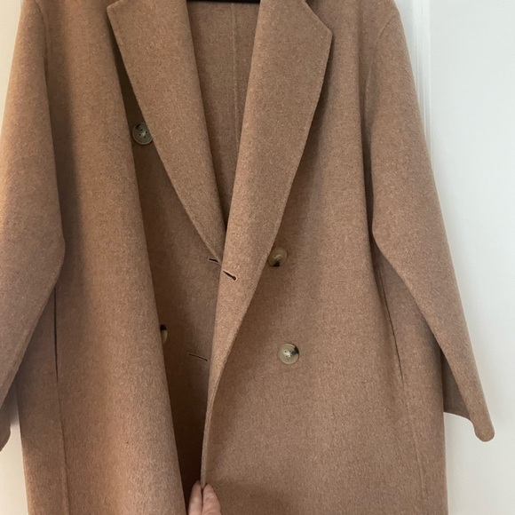 Acne Studios Beige Wool Coat - Picture 7 of 12